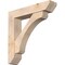 Ekena Millwork Legacy Slat Smooth Bracket w/ Offset Brace, Douglas Fir, 7 1/2"W x 36"D x 36"H BKT0806X36X36LEC06SDF - alternate 1